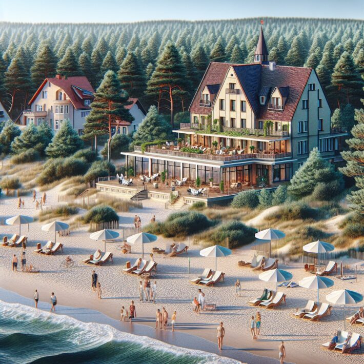 Czy Pensjonat Rowy oferuje pokoje z widokiem na morze?